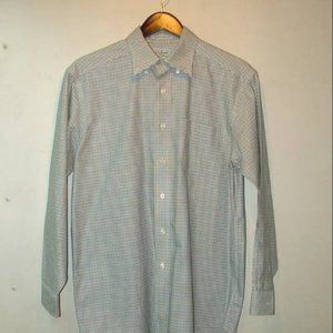 LL Bean 100 cotton wrinkle resistant  men  dress shirt M 15 1/2 33
